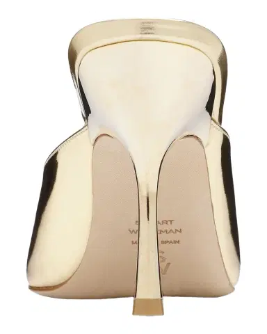 Stuart Weitzman 85mm Madison Metallic Leather Mule Pumps | Thumbnail 1 Stuart Weitzman 85mm Madison Metallic Leather Mule Pumps | Thumbnail 1
