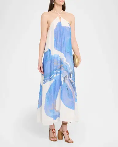 Significant Other Rumi Halter Maxi Dress | Thumbnail 4 Significant Other Rumi Halter Maxi Dress | Thumbnail 4