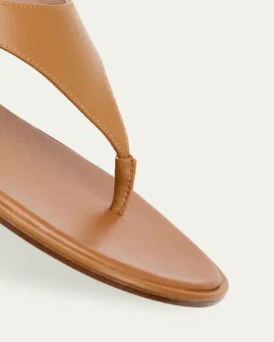Stuart Weitzman Marley Nappa Leather Flat Thong Sandals | Thumbnail 5 Stuart Weitzman Marley Nappa Leather Flat Thong Sandals | Thumbnail 5