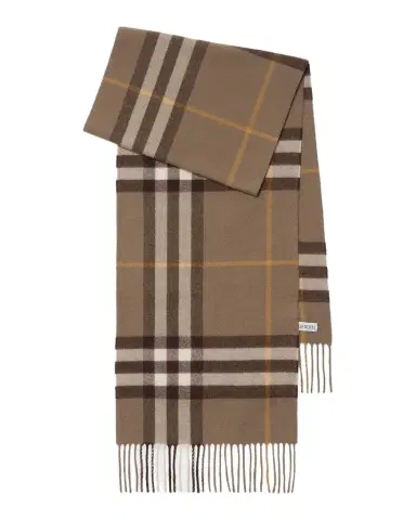Burberry Check Cashmere Scarf | Thumbnail 1