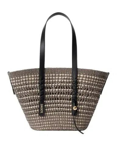 Loewe x Paula's Ibiza Braid Medium Woven Basket Tote Bag | Thumbnail 1