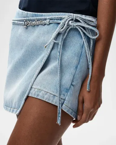 Loewe x Paula's Ibiza Jean Skort | Thumbnail 5 Loewe x Paula's Ibiza Jean Skort | Thumbnail 5