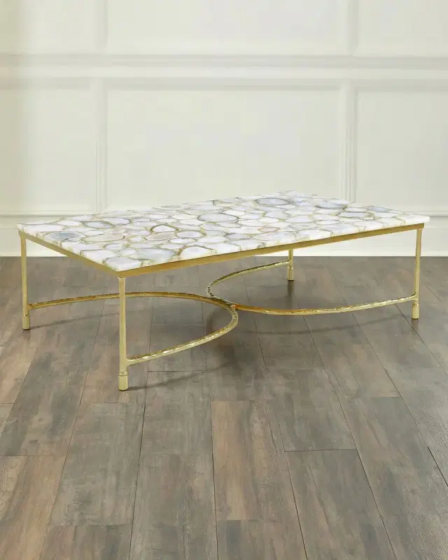 John-Richard Collection Nara Agate Cocktail Table