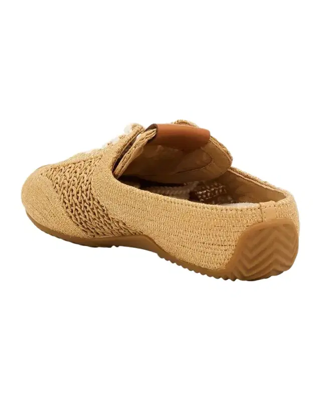 rag & bone Retro Runner Raffia Sneaker Mules