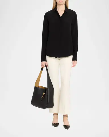 Nili Lotan Anita Leather Shoulder Bag | Thumbnail 4