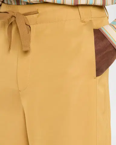Sanderlak Men's Viscose Wide-Leg Drawstring Pants | Thumbnail 5 Sanderlak Men's Viscose Wide-Leg Drawstring Pants | Thumbnail 5