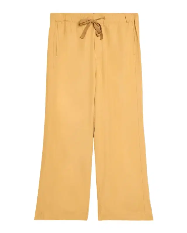 Men 's Viscose Wide-Leg Drawstring Pants