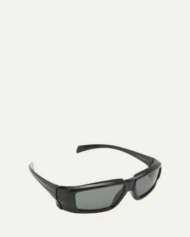 Rick Owens Men's Rick Wrap-Around Sunglasses | Thumbnail 2
