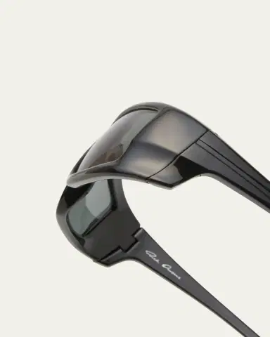 Rick Owens Men's Rick Wrap-Around Sunglasses | Thumbnail 3