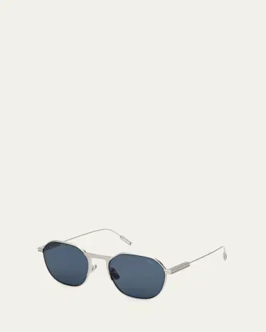 Zegna Men's Metal Round Sunglasses | Thumbnail 2 Zegna Men's Metal Round Sunglasses | Thumbnail 2