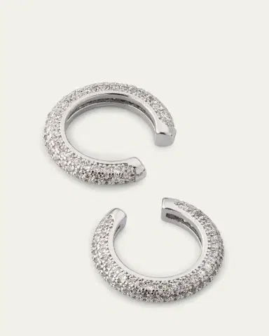 Shashi Micro Pave Ear Cuff, Set of 2 | Thumbnail 4
