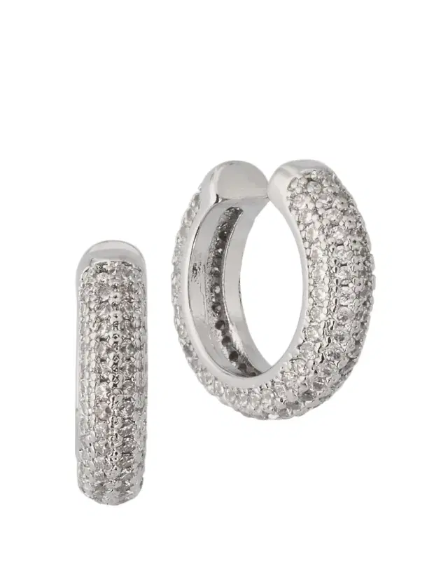 Micro Pave Ear Cuff, Set of 2