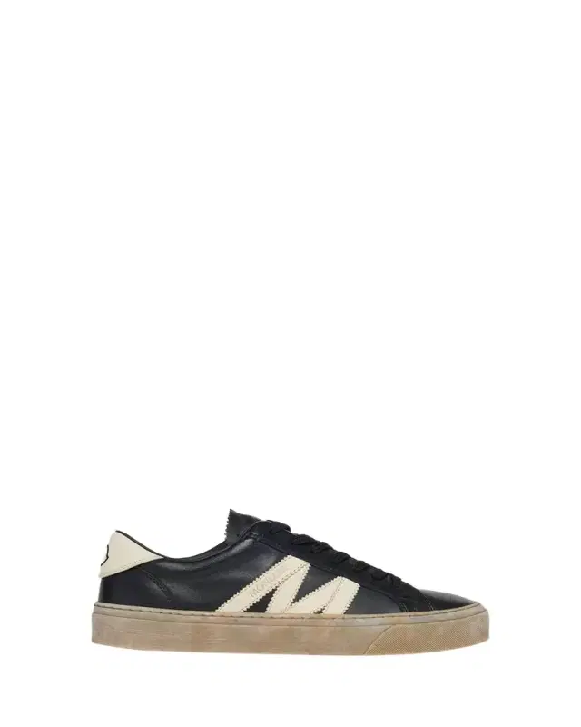 Men's Monaco2 Leather and Nubuck Low-Top Sneakers