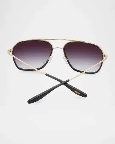 BARTON PERREIRA Rizzo Titanium Navigator Sunglasses | Thumbnail 4