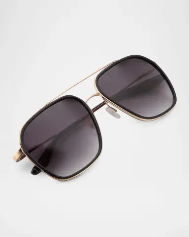 BARTON PERREIRA Rizzo Titanium Navigator Sunglasses | Thumbnail 5