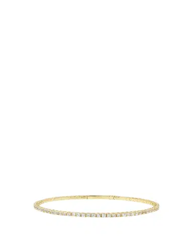 Shashi Bianca Bangle Bracelet with Cubic Zirconia | Thumbnail 1