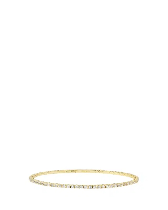 Bianca Bangle Bracelet with Cubic Zirconia