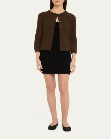 Vince Double-Face Mini Skirt | Thumbnail 2 Vince Double-Face Mini Skirt | Thumbnail 2