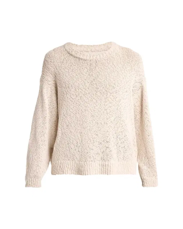 Homme Plisse Issey Miyake Men's Risotto Cotton Texture-Knit Crewneck Sweater