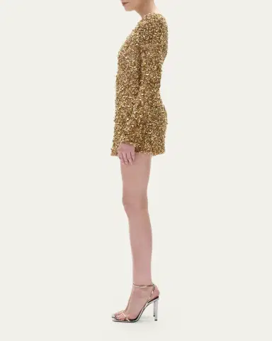 RACHEL GILBERT Phillipe Embellished Strong-Shoulder Mini Dress | Thumbnail 4 RACHEL GILBERT Phillipe Embellished Strong-Shoulder Mini Dress | Thumbnail 4