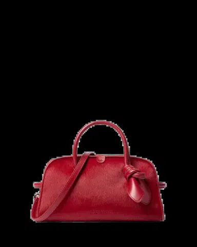 Jacquemus Small Turismo Bowling Bag in Pony Hair and Leather | Thumbnail 2 Jacquemus Small Turismo Bowling Bag in Pony Hair and Leather | Thumbnail 2
