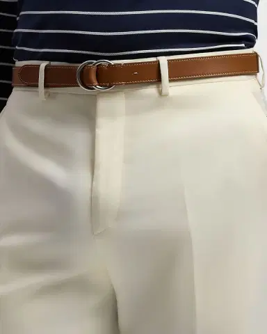 Ralph Lauren Purple Label Calfskin O-Ring Belt | Thumbnail 3