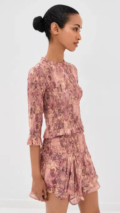 Isabel Marant Carola Silk Top Pink | Thumbnail 4 Isabel Marant Carola Silk Top Pink | Thumbnail 4