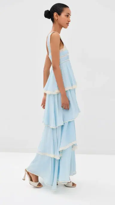 LUG VON SIGA Fiorella Dress Blue 34 | Thumbnail 4