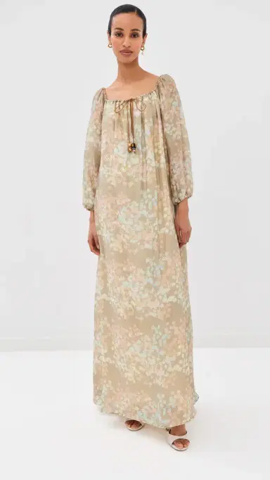 BERNADETTE Bonnie Dress Jasmine/Mocha 34 | Thumbnail 3