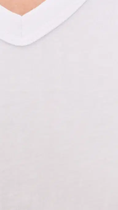 LESET Margo V Neck Shirt White | Thumbnail 6