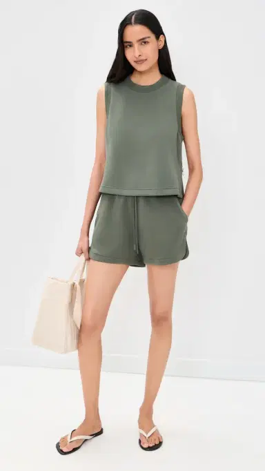 Varley Coulter High Rise Shorts Thyme XL | Thumbnail 5 Varley Coulter High Rise Shorts Thyme XL | Thumbnail 5