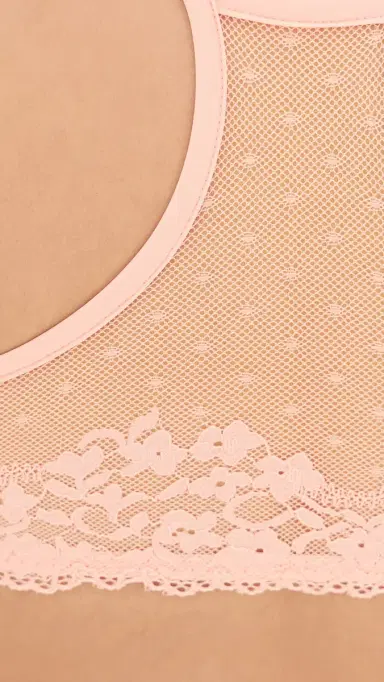 Commando Double Take Lace Racerback Bralette Blush S/M | Thumbnail 5 Commando Double Take Lace Racerback Bralette Blush S/M | Thumbnail 5