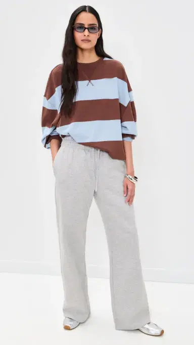 LIONESS Goodfella Track Pants Grey Marle M | Thumbnail 5