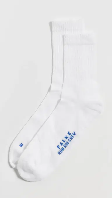 FALKE Run Rib Crew Socks White 42-43 | Thumbnail 2