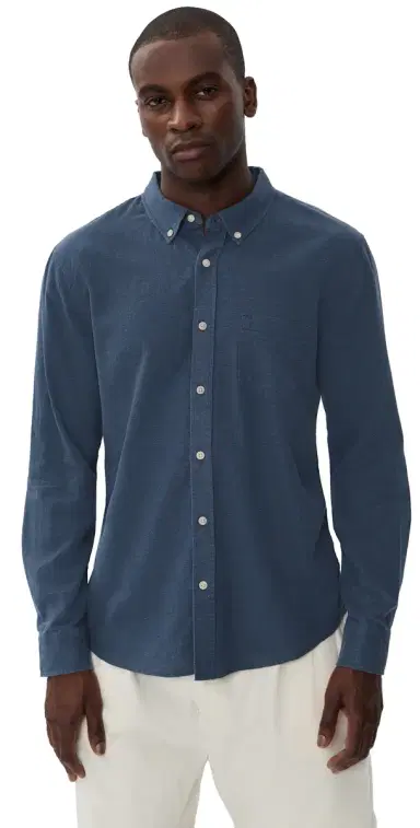 Marine Layer Better Than inen Shirt Navy | Thumbnail 1 Marine Layer Better Than inen Shirt Navy | Thumbnail 1