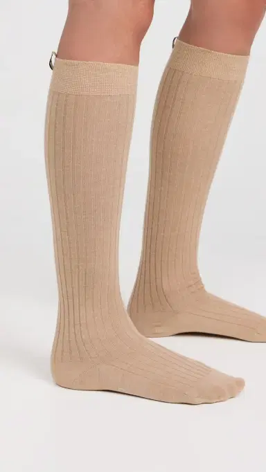 Comme Si The Knee High Socks Camel 36-37 | Thumbnail 3