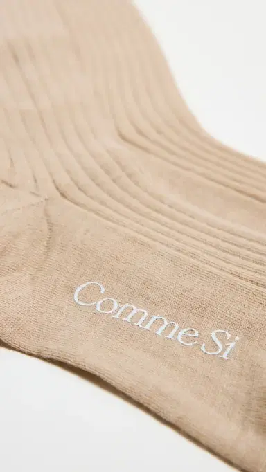 Comme Si The Knee High Socks Camel 36-37 | Thumbnail 4