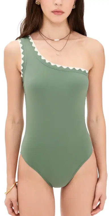 Karla Colletto Lia One Shoulder One Piece | Thumbnail 1 Karla Colletto Lia One Shoulder One Piece | Thumbnail 1