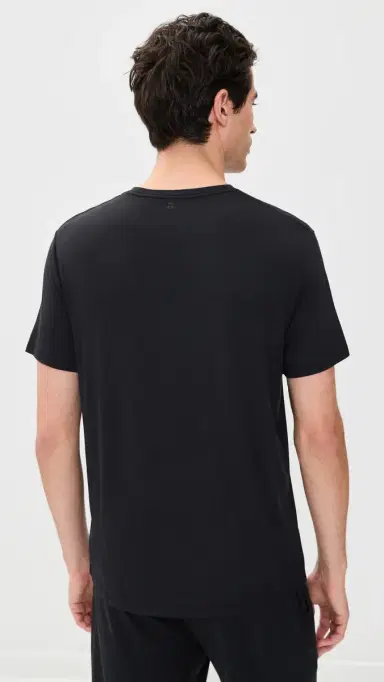 Tommy John Second Skin Sleep Pocket Tee Black M | Thumbnail 3