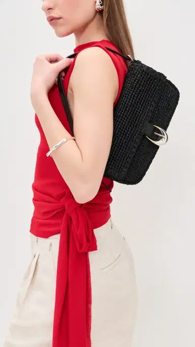 Staud Harlow Bag Black One Size | Thumbnail 3
