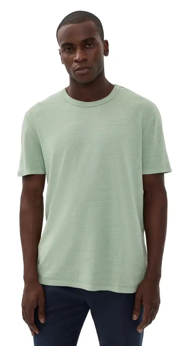 Relaxed Hemp Cotton Tee Iceberg Green
