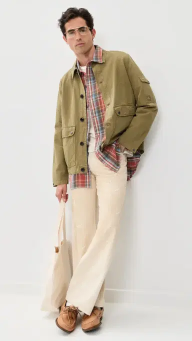 PS Paul Smith Shirt Jacket Olive Green | Thumbnail 5 PS Paul Smith Shirt Jacket Olive Green | Thumbnail 5
