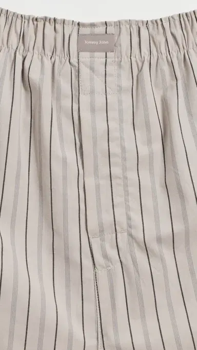 Tommy John Woven Boxer 3 Pack Dove/Classicstripe/Vintagestripe | Thumbnail 4
