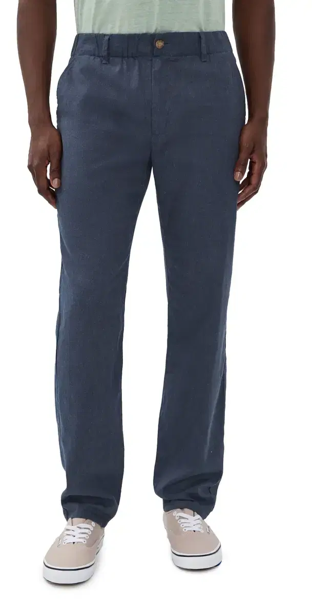 Marine Layer aturday Hemp Chino Pants Navy