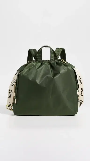 Clare V. Sac Tout Backpack Army One Size | Thumbnail 2
