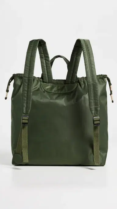 Clare V. Sac Tout Backpack Army One Size | Thumbnail 4