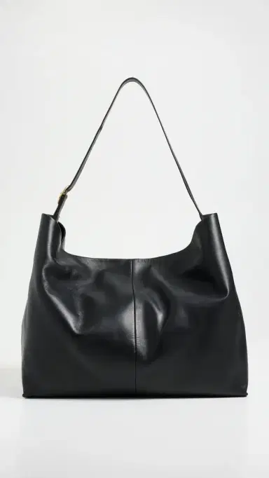 Vince Plonge Vivian Large Hobo Bag Black One Size | Thumbnail 2 Vince Plonge Vivian Large Hobo Bag Black One Size | Thumbnail 2