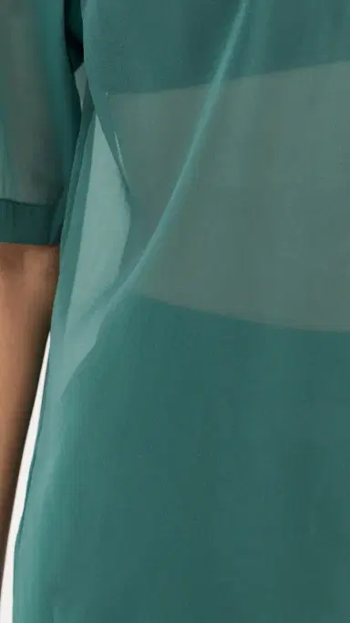 LE BOP Caroline Organza Tee Jasper Green S | Thumbnail 6