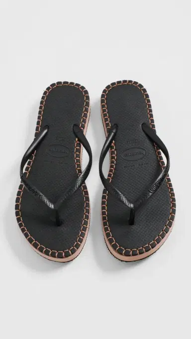 Havaianas Slim Flatform Loop Sandals Black | Thumbnail 5