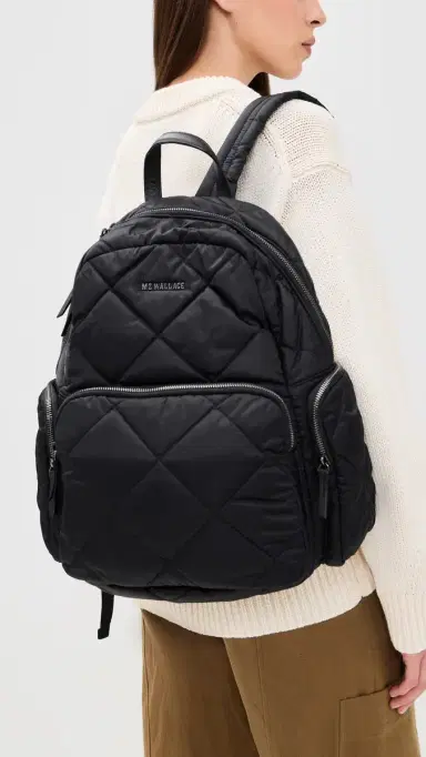 MZ Wallace Madison Backpack Black One Size | Thumbnail 3